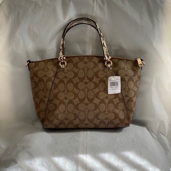 Coach Prairie Satchel Colorblock Signature Canvas - Picture 3 of 9